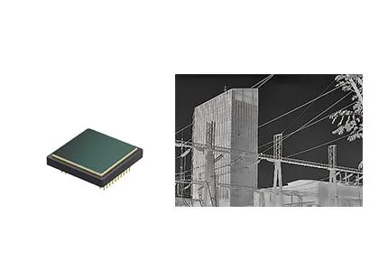 セラミックパッケージ赤外線センサー、400x300/12μmの熱画像検出器