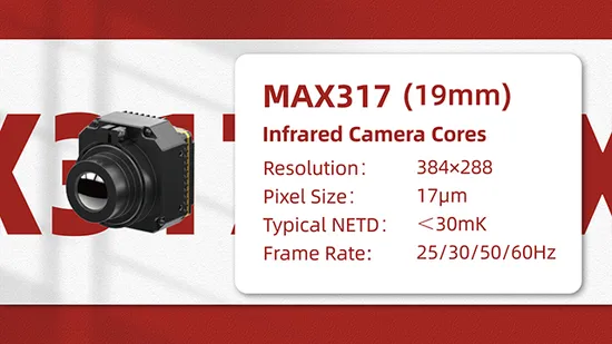 Ceramic Package Uncooled 400x300/12μm Infrared Thermal Imaging Detector for Handheld Thermal Imager 
